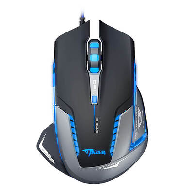 

E-3lue EMS600 Mazer II Type-R 2500 DPI Blue LED Optical USB Wired Gaming Mouse