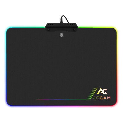 

ACGAM P09 RGB Lighting USB 2.0 Hard Gaming Mouse Pad