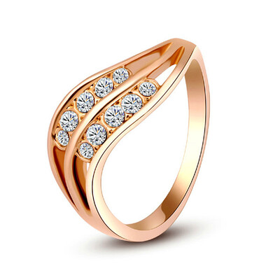

Yoursfs Fashionable Vintage Rings For Women Austrian Crystal Charm WeddingEngagement Body Sexy Jewelry Accessories