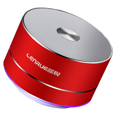 

Blue Yue LEnRuE A2 Wireless Bluetooth Speaker Mini Portable Card Audio Subwoofer Mobile Phone Mini Computer Speakers Chinese Red High Edition 1000mAh
