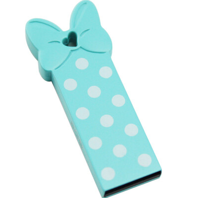 

Disney (Disney) cartoon series / fashion Minnie 8G cute creative U disk blue butterfly