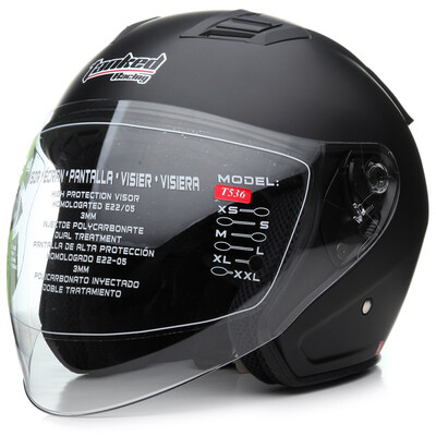 

Tanked Racing Motorcycle Helmet Electric Battery Car Helmet T536 Four Seasons Universal  Code Black ZEN-B
