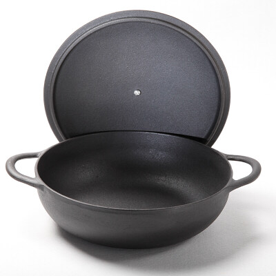 

[Jingdong supermarket] cast taste (Jill May) 26cm cast iron pot flat bottom frying pan induction cooker general iron cover section