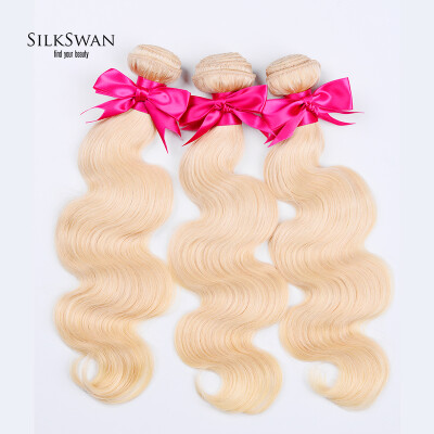 

Silkswan Peruvian Body Wave Bundles Human Hair 100 Remy Hair Extension Hair Weaving 8-28inch Free Shipping