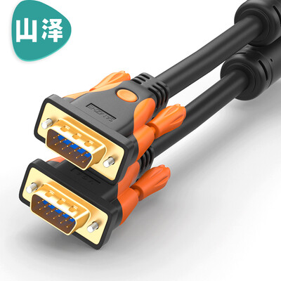 

Shanze SAMZHE VGA cable with 35mm audio vga3 9 wire core projector line computer monitor cable laptop TV HD video cable GQ7050 5 meters