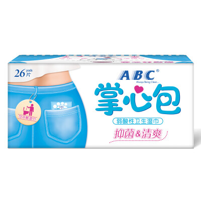 

ABC Sanitary Wipes Series Sanitary Wipes Box 18 box KMS no-flush formula