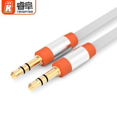

Rui Fu REVOFREE CY165 aux car audio cable 35mm public on the car audio cable cable phone speaker line flat line 1 meter