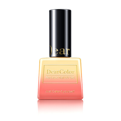 

DearColor мягкой резины черного золота лак бледный голый WG003 (светлый оттенок градуированных серии обработка изменения температуры отслаивания клея лак для ногтей)