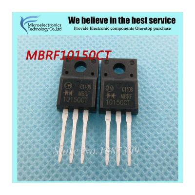 

10pcs free shipping MBRF10150CT 10150CT MBRF10150 Schottky & Rectifiers 10A 150Vrrn 5A 0.89Vf TO-220F new original