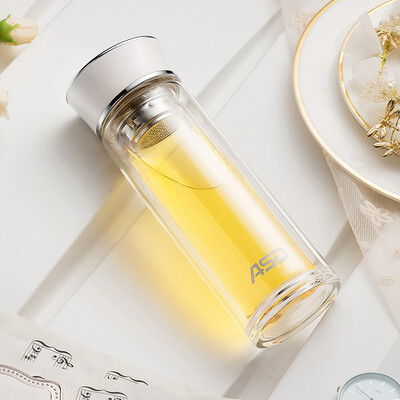 

ASD двойного стекла чашка влажного тепло чашка серия NATURAL * 220ML RWB22B-N (белый чай)