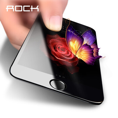 

Лок ROCK iphone7plus полный экран фильма яблочный взрывозащищенные стеклянная пленка 2.5D стороны пленки черный полный экран высокой четкости стали 7 плюс