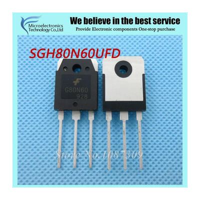 

5PCS free shipping SGH80N60UFD G80N60 80N60 80A 600V TO-3P Ultrafast IGBT new original