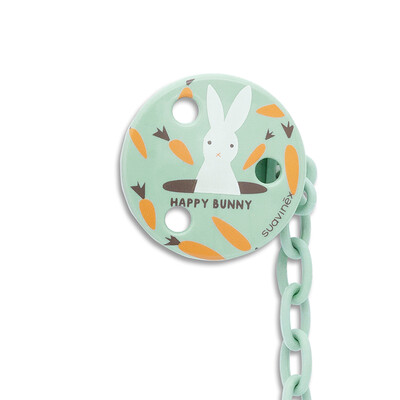 

Suviani suavinex pacifier hanging clip cute fashion pacifier chain Spain imported green bunny