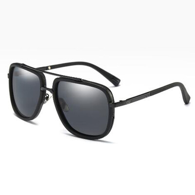 

Peekaboo Driving Polarized Sunglasses Men with Box Brand Luxury Black Mens Square Shades Men Mirror 2017 Fishing Sun Glasses