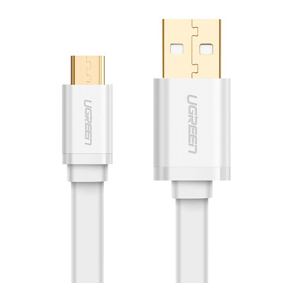 

UGREEN Android data line Micro USB charging line15 meterwhite - flat wire