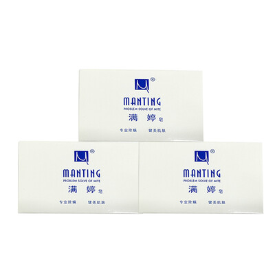 

MANTING Removal of mites&itch soap 108g 6 pieces deep cleansing of facial soap soap