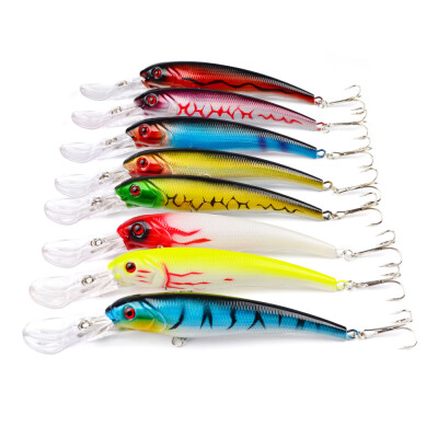 

1pc Huge Fishing Lures 17cm-6.69"/28.69g-1.01oz 8 colors Fishing Tackle 2# Hook Fishing Bait Seawater