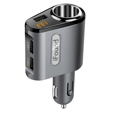 

ifound Car Charger Cigarette Lighter FZ-29 31A Three USB Ports Voltage Detecting LED Digital Display