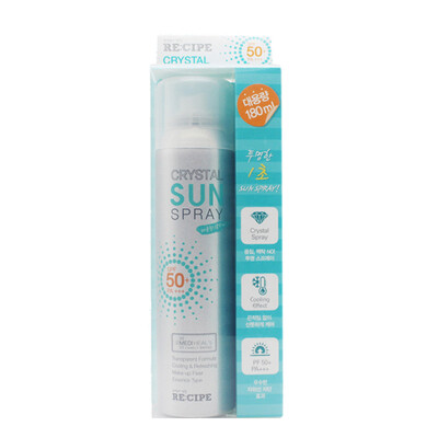 

Les Bi РЕЦЕПТ Кристалл Солнцезащитный спрей 180мл SPF50 (Увлажняющий солнцезащитный крем)