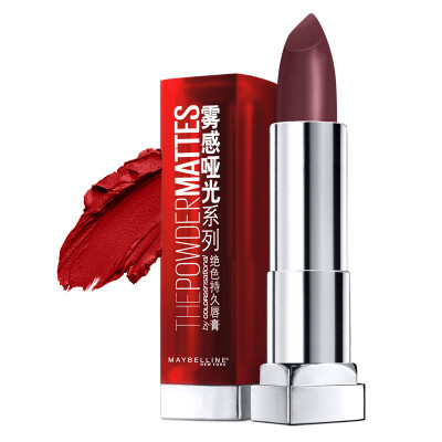 

Maybelline (MAYBELLINE) stunning long lasting lipstick fog sensory matte series R11PM 3.9g (Chen Wei Ting mouth red magic new and old packaging