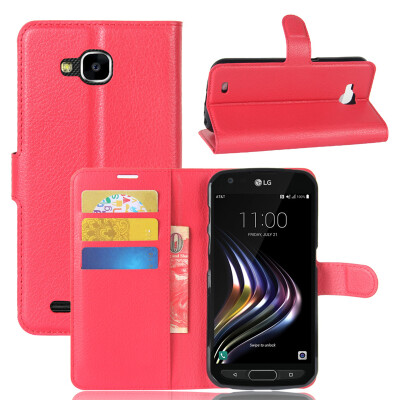 

GANGXUN LG X venture Case High Quality PU Leather Flip Cover Kickstand Anti-shock Wallet Case for LG H700