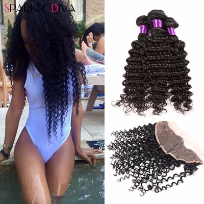 

Vip Beauty Hair Перуанские кудрявые вьющиеся волосы с застежкой 13x4 Кружевные лобовые со связями 8A Перуанские курчавые девичьи волосы с закрытием