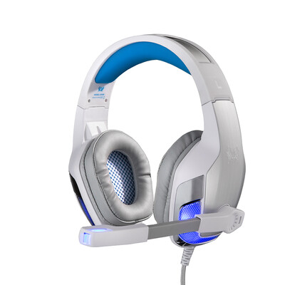 

KOTION EACH G5300 headset gaming headset bass bass microphone microphone notebook desktop headset white blue