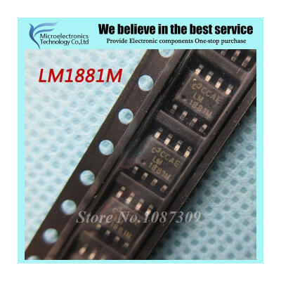 

5pcs free shipping LM1881MX LM1881M LM1881 SOP-8 Video ICs DUAL AUDIO AMP new original