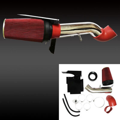 

4" BLACK GMCChevy V8 48L53L60L Heat Shield Cold Air Intake System Filter Fits Chevrolet