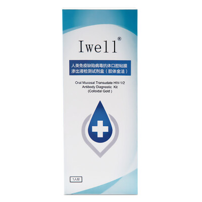 

IWELL ВИЧ СПИД обнаружения тест, тест слюны бумаги 1 коробка