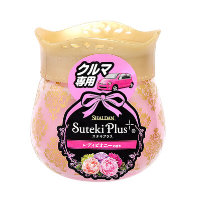 

ST Japan imported deodorant pot Plus romantic floral car with 90g