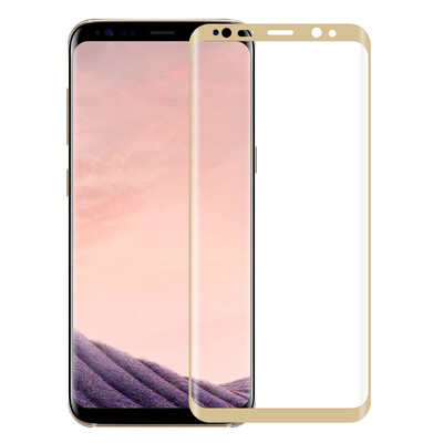 

YOMO Samsung S8 tempered film protective film 3D surface explosion-proof full coverage of the whole film coverage - gold