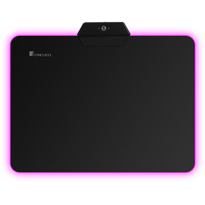 

Qiaosi Bo (JONSBO) MP-2 RGB светоизлучающие коврик для мыши (USB-интерфейс / 360мм ширина / стекло материал / переменные световые эффекты 9 / нижняя поверхность без резины / запаха)