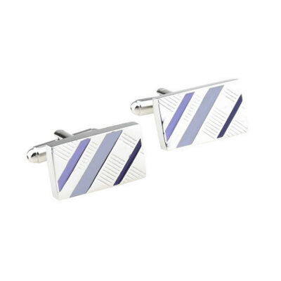 

Yoursfs@ Hot Sale Gold Plating Classic Fashion Square Stripe Cufflinks For Mens Suit Clasp Business Tie Clips & Cuff links