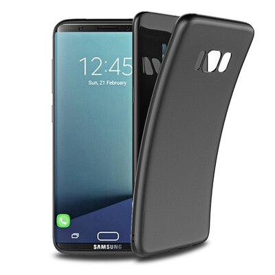 

KOOLIFE Samsung S8 корпус для мобильного телефона защитная матовая силиконовая мягкая оболочка / всеохватывающая оболочка для защиты от царапин для Samsung Galaxy S8 (SM-G9500 / G9508) Suole - black