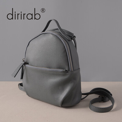 

Dirirab Genuine Leather first layer of leather shoulder bag female casual lady bag anti-theft small travel bag mini bag