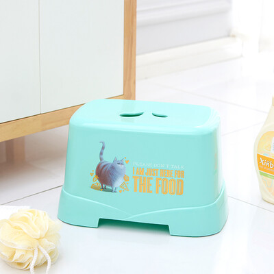 

LONGSTAR love pet cute children adult anti-slip stool 2 only color pattern random AC-6207