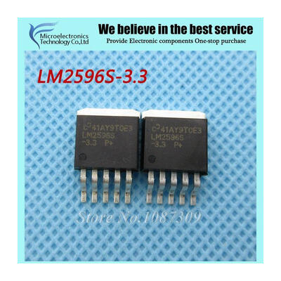 

10pcs free shipping LM2596S-33 LM2596 LM2596S Voltage Regulators - Switng Regulators 150 KHZ 3A EP-DOWN VLTG REG TO-263-5