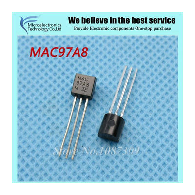 

50pcs free shipping MAC97A8 97A8 TO-92 Triacs T 6A 600V TRIAC new original