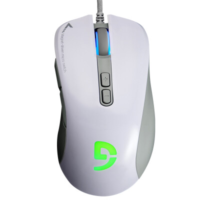 

Fuller (Fühlen) Ninth Series G90 magneto-optical wired mouse game mouse RGB dazzle power computer mouse white