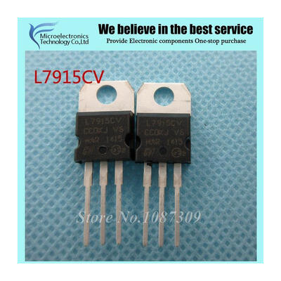

10pcs free shipping L7915CV L7915 KA7915 MC7915 Voltage Regulator -15V 15A TO-220 new original