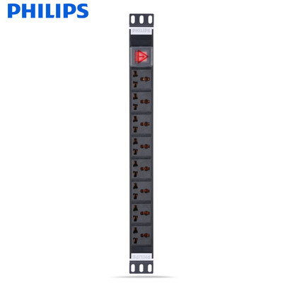 

Philips PHILIPS 8-hole wireless self-wiring PDU cabinet socket plug-in plug-in board wiring board 10A with switch