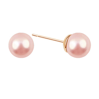 

Yoursfs Sale Popular Imitation Pearl Small Earrings for Women Rose Gold Push Back Summer Pearl Stud Turkish Earrings