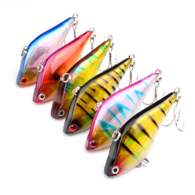 

1PC VIB lures 13.1g-0.47oz/6cm-2.4" Fishing Lure 6 Colors Plastic Bass Baits Fishing Tackle