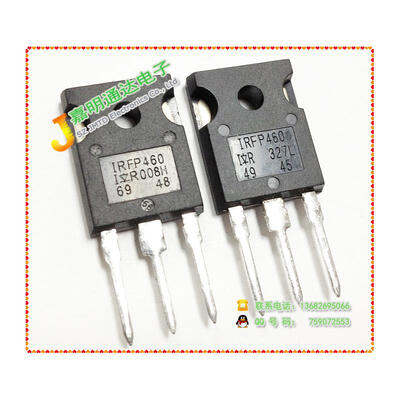 

Free shipping 5pcs/lot IRFP460 P460 500V 20A 0.27 Euro N-channel FET TO-247 new original