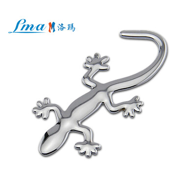 

LMA Loma thick solid pure metal gecko avoid car decoration stickers decorative stickers