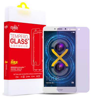 

Easy to affix Huawei glory 6x anti-blue glaze film glory 6X mobile phone film 6X high-definition explosion-proof anti-fingerprint protective film gift film artifact