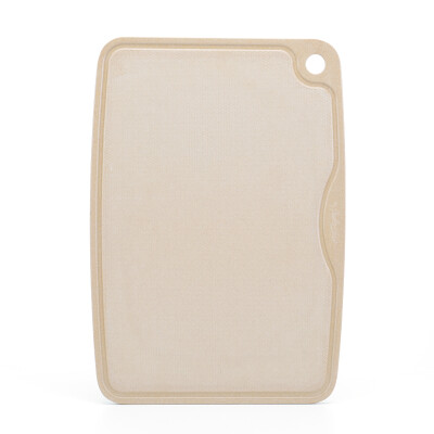 

HUSKS WARE Rice hull natural plant fiber cutting board Mildew anti-slip easy to clean kitchen cutting board 5-7 people Family Pack H12-CB001-3 (new and old random delivery)