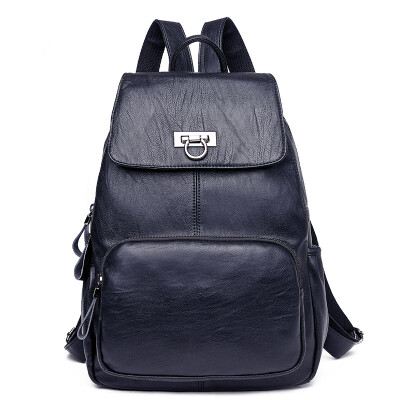 

Fashion Women Genuine Leather Backpacks For Teenage Girls Designer High Quality Sheepskin Backpack School Bags Mochilas Mujer