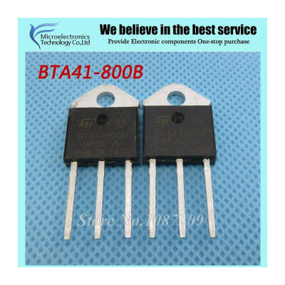 

10pcs free shipping BTA41-800B BTA41800B BTA41-800 BTA41 Triacs 40 Amp 800 Volt TO-3P new original